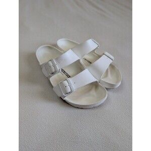 Birkenstock Arizona Essentials EVA Slide Antique White Women's Size 37 US 6.5